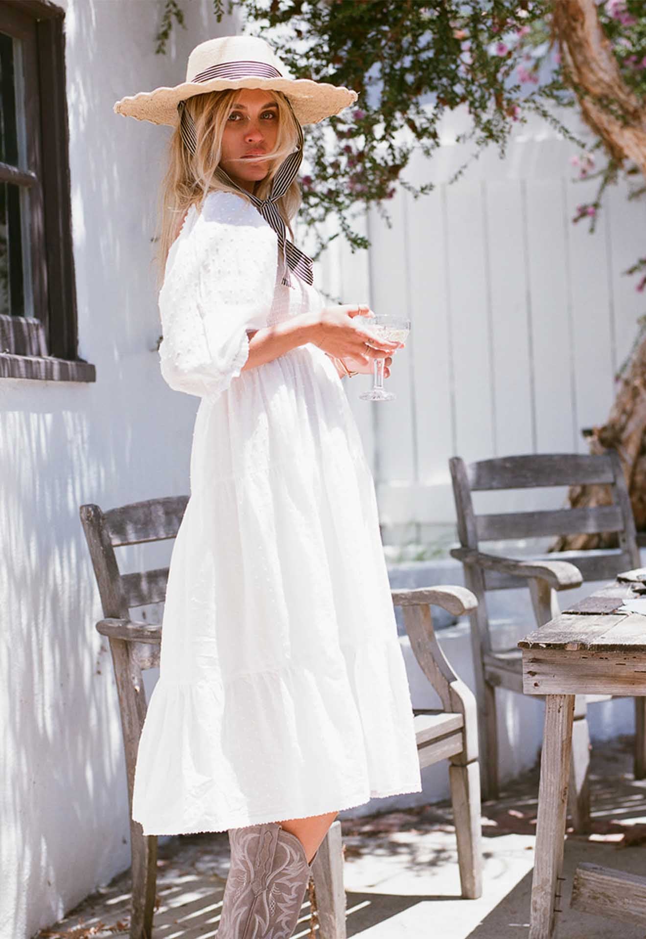 long white summer dresses